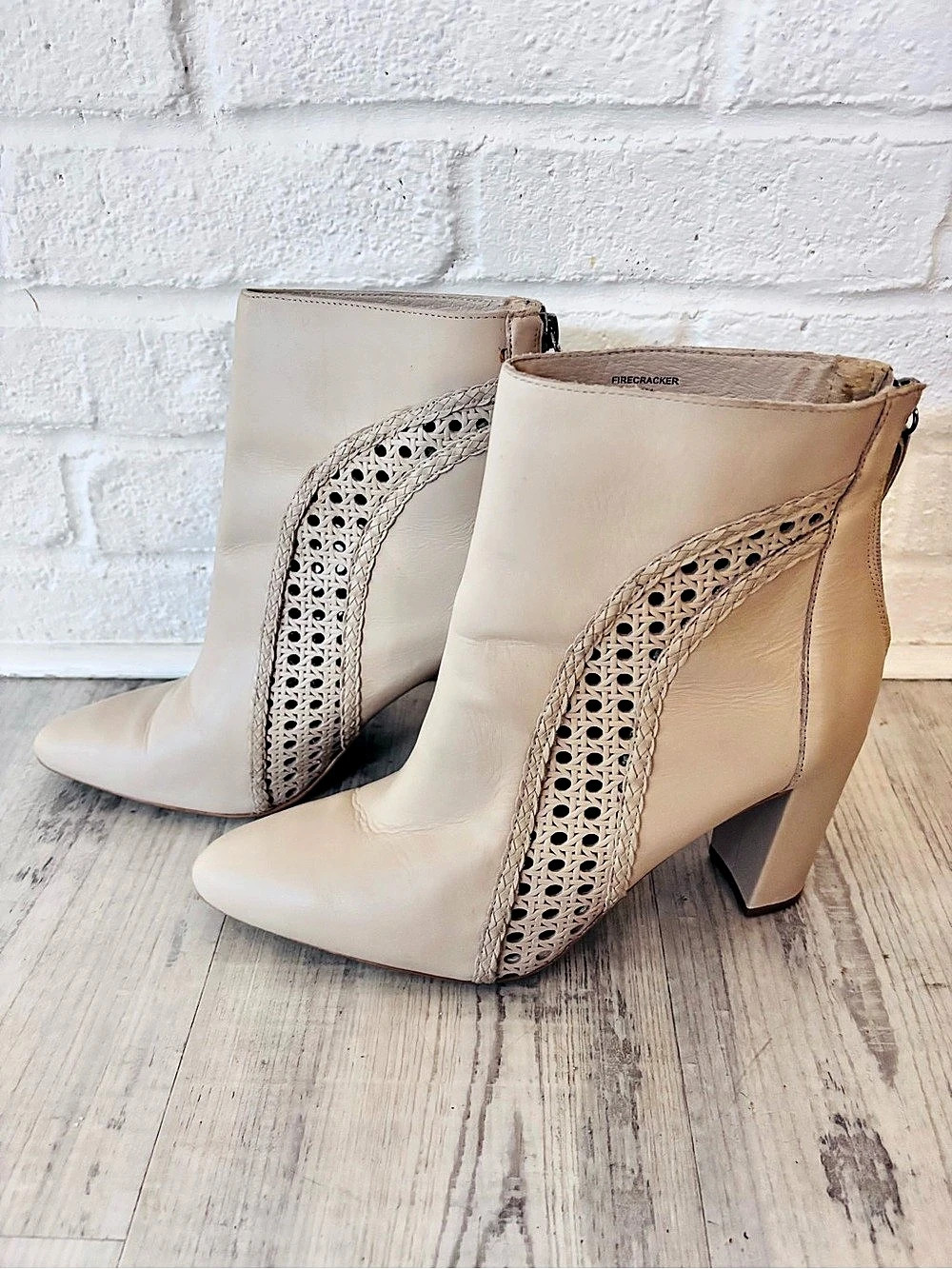 Matisse Firecracker Boot Leather Heeled Ankle Boots US 10
